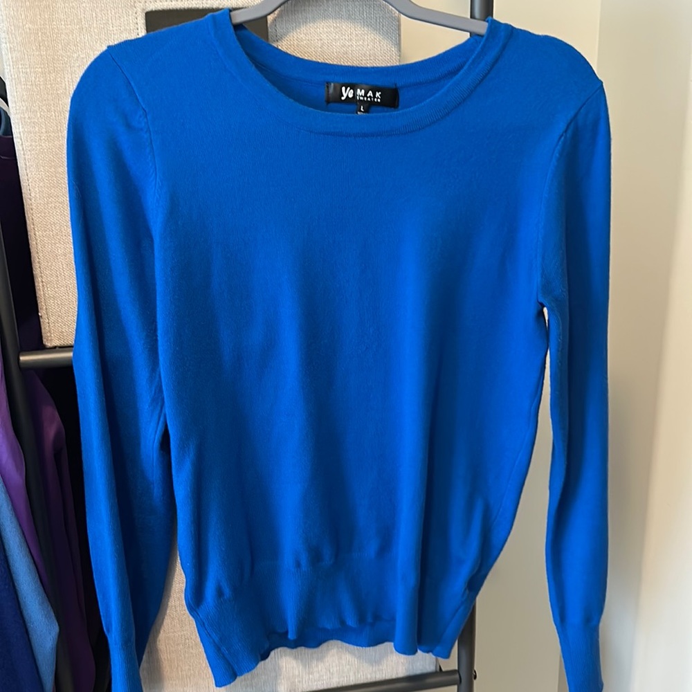 Bright navy sweater
